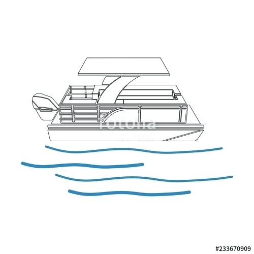 500x500 Outline Picture Of A Boat