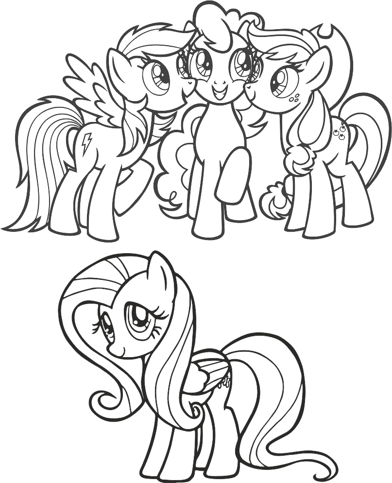 807x994 My Little Pony Free Vector Free Download Vector Graphic Art