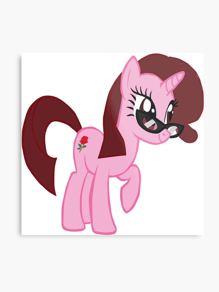750x1000 My Little Pony Vector Nikki Metal Print