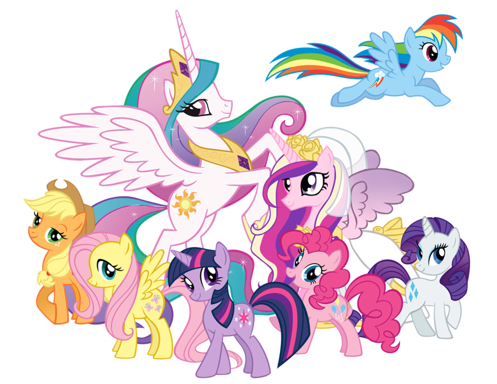 1017x785 Fanmade My Little Pony Vector