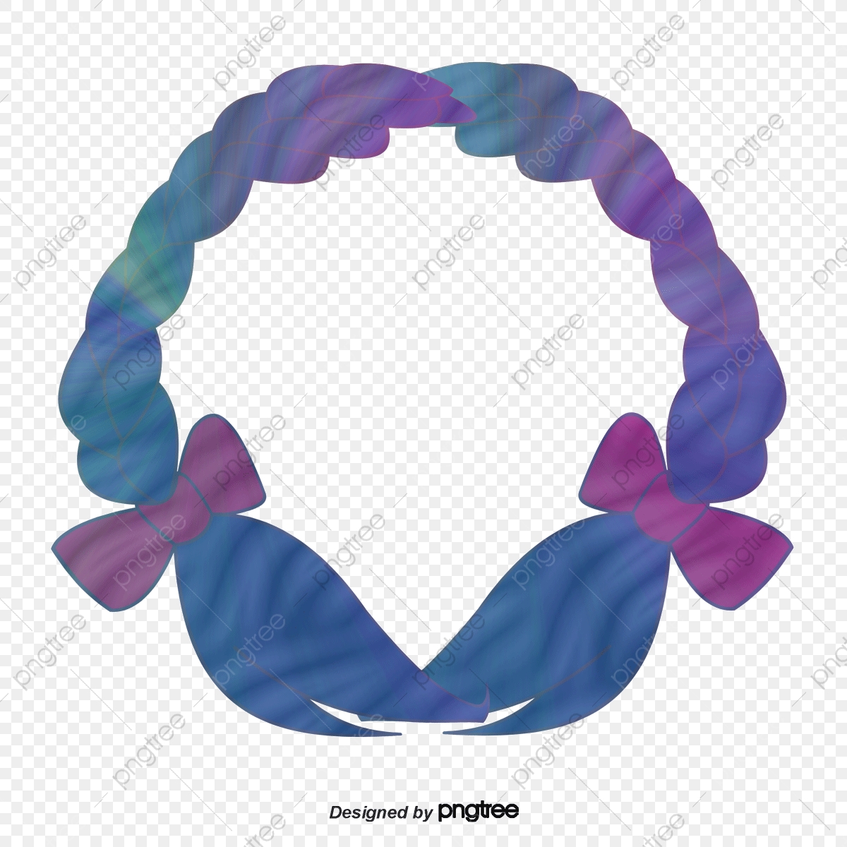 1200x1200 Vector Ponytail, Tails, Braid, Female Png And Vector
