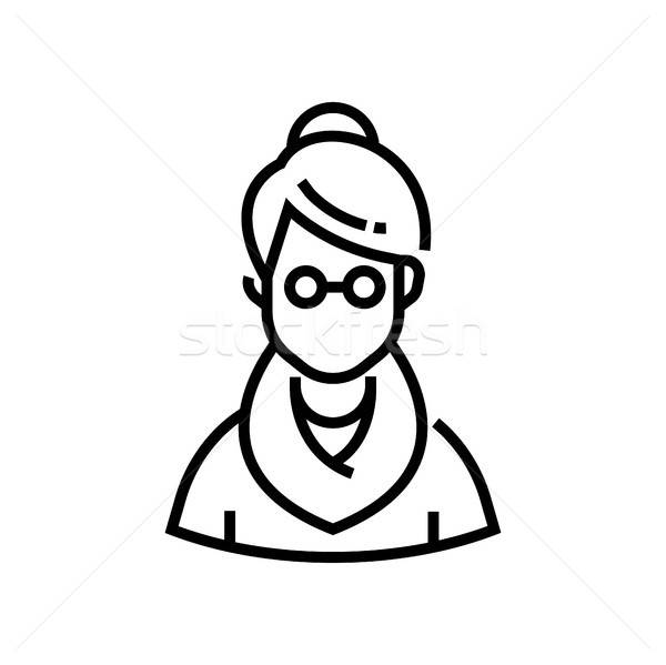 600x599 Woman Ponytail Stock Vectors, Illustrations And Cliparts Stockfresh