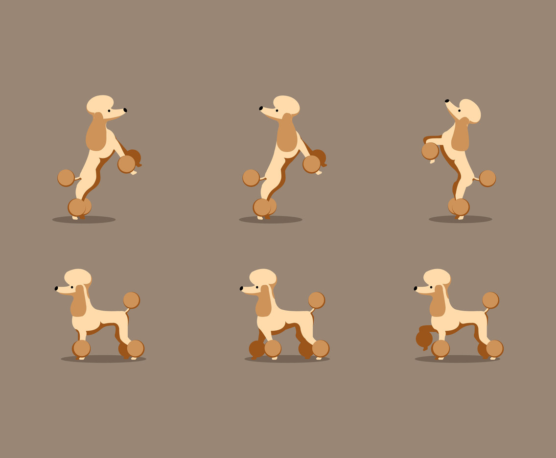 1136x936 Poodle Dog Vector Art Graphics