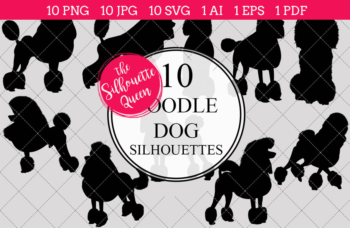 Poodle Dog Silhouette Vector 1188x775 Poodle Dog Silhouette Vector