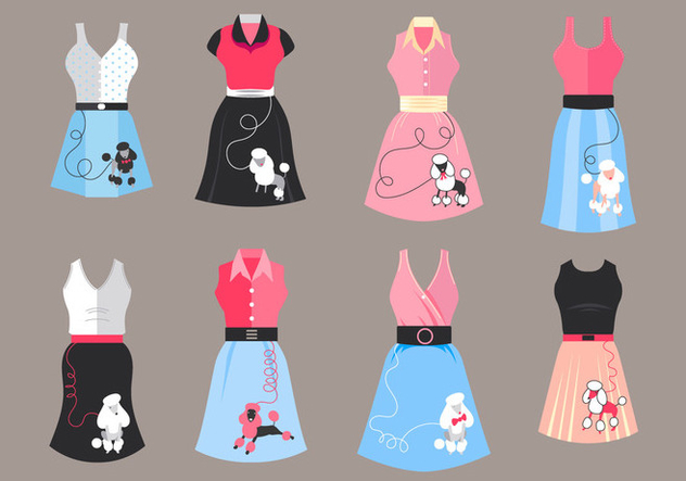 632x443 Poodle Skirt Costume Vectors Free Vector Download Cannypic