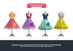 286x200 Poodle Skirt Free Vector Art