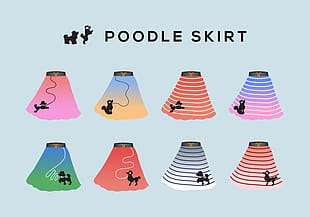310x217 Poodle Skirt Vector Illustration Free Graphics Uihere