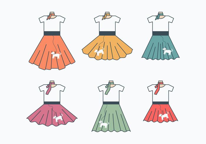 700x490 Retro Poodle Skirt Collection
