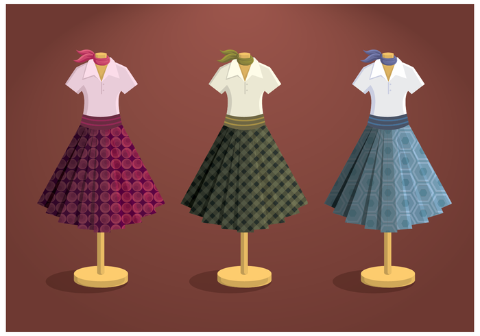 700x490 Free Poodle Skirt Vector