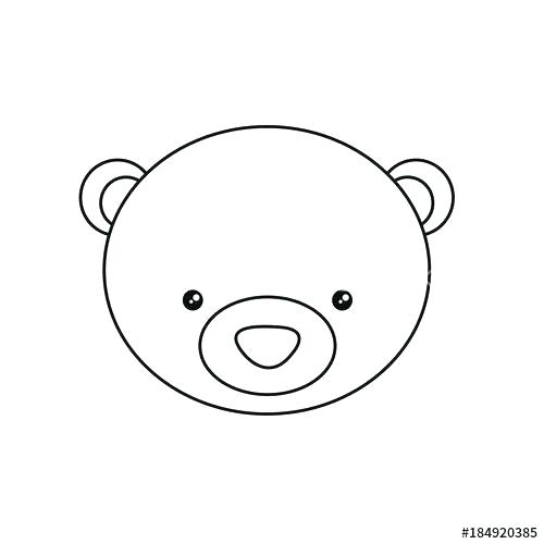 500x500 Easy Draw Bear