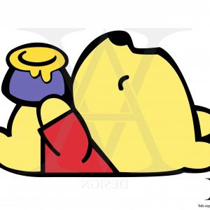 300x300 Photowinnie The Pooh Bear Cartoon Piglet Honey Pot Illustration