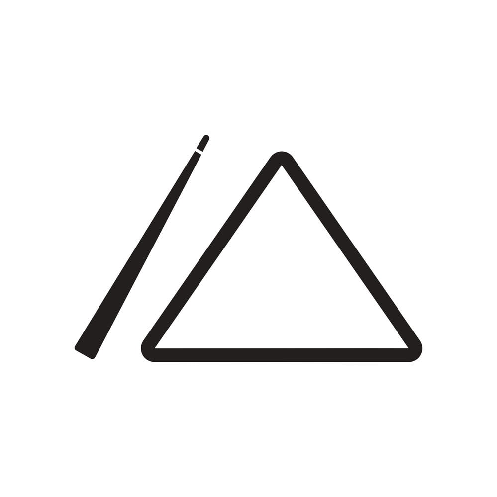 999x1000 Flat Icon In Black And White Style Billiard Cue Vector