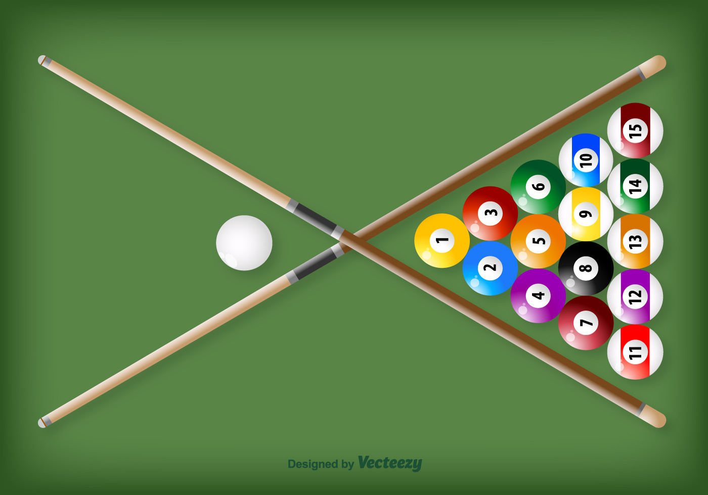 1400x980 Billards Free Vector Art