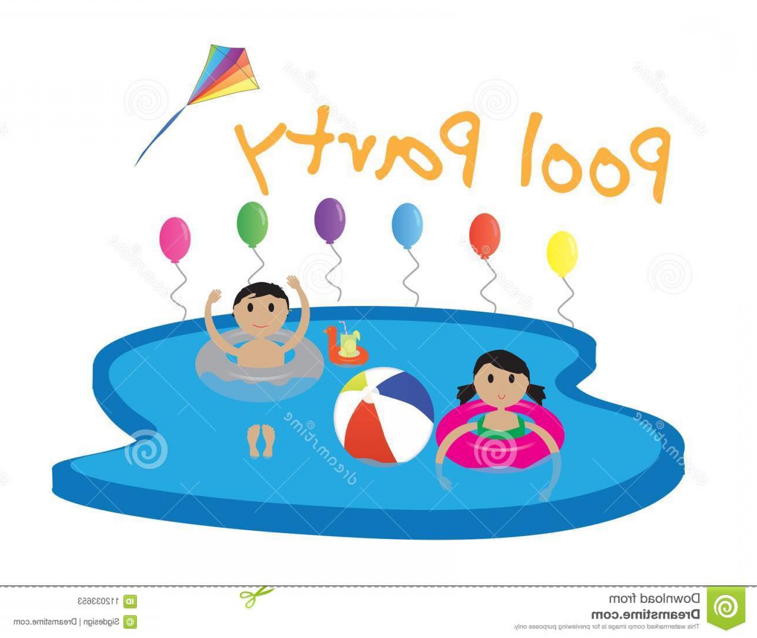 Pool Party Background Vector Catamart 1560x1314 Pool Party Background Vector Catamart
