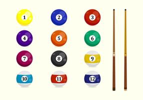 286x200 Pool Sticks Free Vector Art