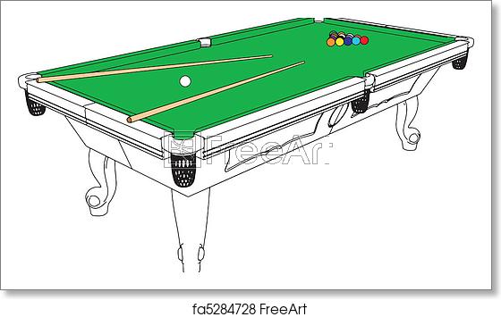 560x355 Free Art Print Of Billiards Snooker Table Perspective Billiards