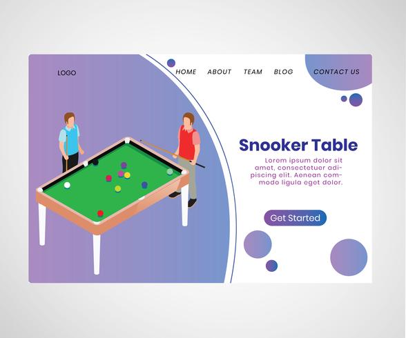 588x490 Isometric Artwork Concept Of Snooker Table