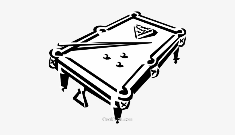 820x471 Pool Table And Balls Royalty Free Vector Clip Art Illustration