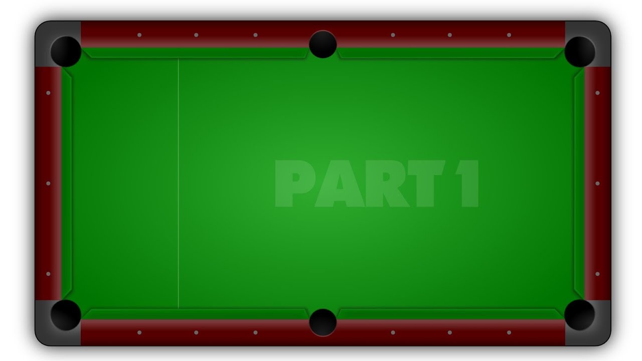 1280x720 Pool Table Vector Graphic Part