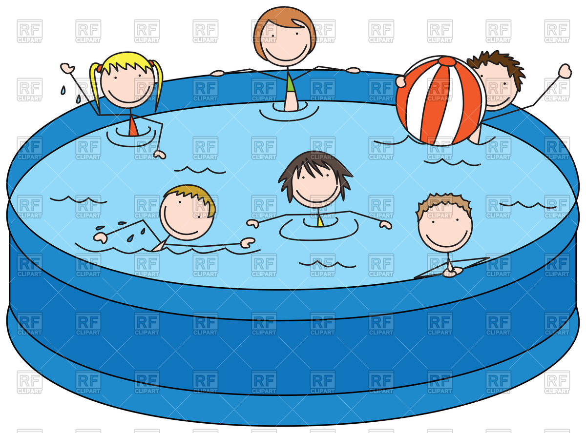 Happy Kids In A Pool Vector Image Of Sport And Leisure Nahhan 1200x888 Happy Kids In A Pool Vector Image Of Sport And Leisure Nahhan