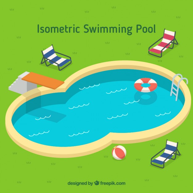 Stylish Swimming Pool With Summer Elements Vector Free Download 626x626 Stylish Swimming Pool With Summer Elements Vector Free Download