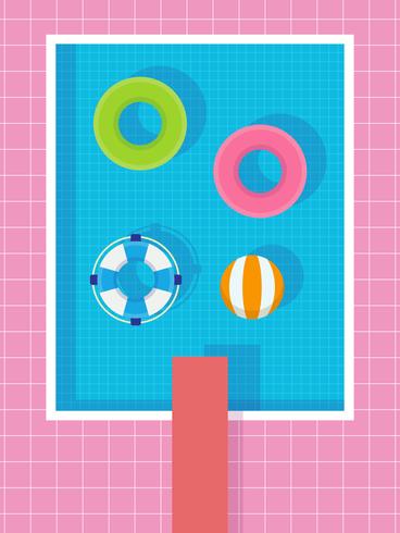 Vintage Swimming Pool Vectors 368x490 Vintage Swimming Pool Vectors