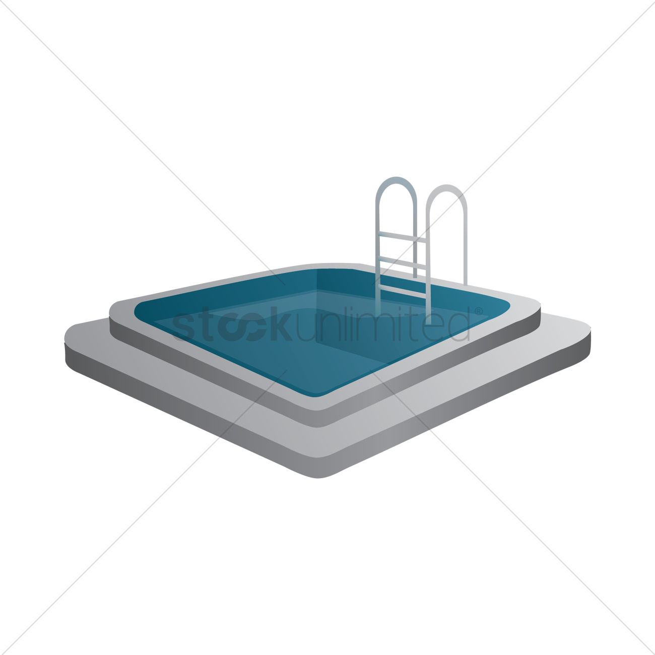 Free Swimming Pool Vector Image 1300x1300 Free Swimming Pool Vector Image