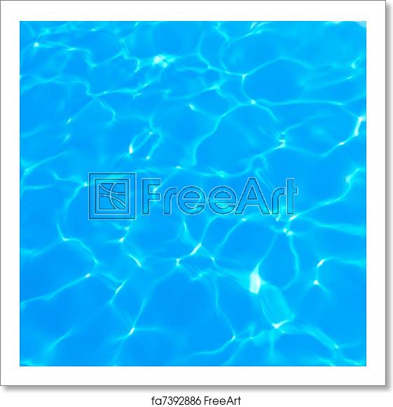561x581 Free Art Print Of Swimming Pool Water Texture Vector Intense