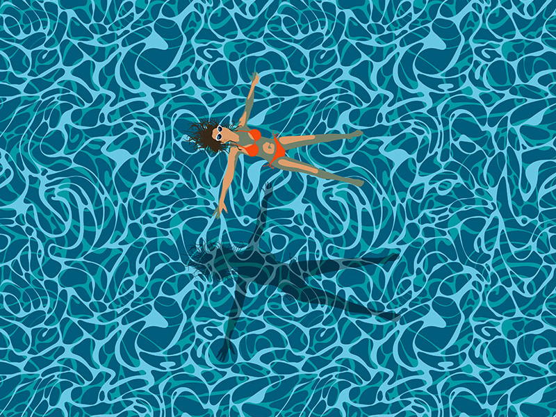 800x600 Pool Water Vector Illustration