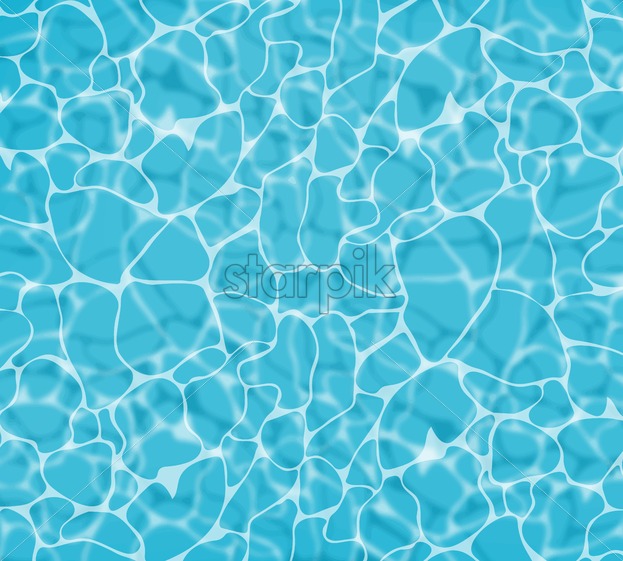 623x561 Blue Water Vector Realistic Summer Sea Poster Template Sea Waves