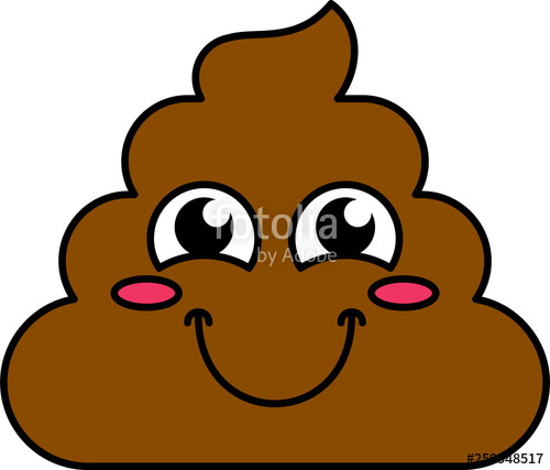 Blushing Poop Emoji Vector Illustration Stock Image And Royalty 500x427 Blushing Poop Emoji Vector Illustration Stock Image And Royalty