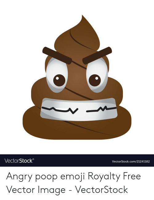 Vectorstock Angry Poop Emoji Royalty Free 500x648 Vectorstock Angry Poop Emoji Royalty Free
