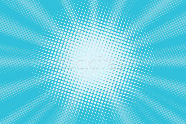 600x400 Light Blue Pop Art Background Vector Illustration Igor Sapozhkov