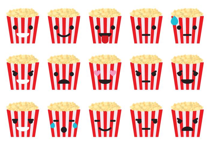 Popcorn Box Emoticons 700x490 Popcorn Box Emoticons
