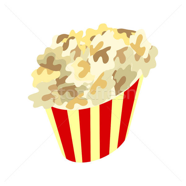 Popcorn Box Icon Traditional Salty, Sweet Snack Vector 600x600 Popcorn Box Icon Traditional Salty, Sweet Snack Vector