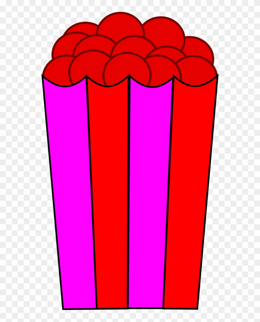 Popcorn Box Vector Clip Art 880x1091 Popcorn Box Vector Clip Art