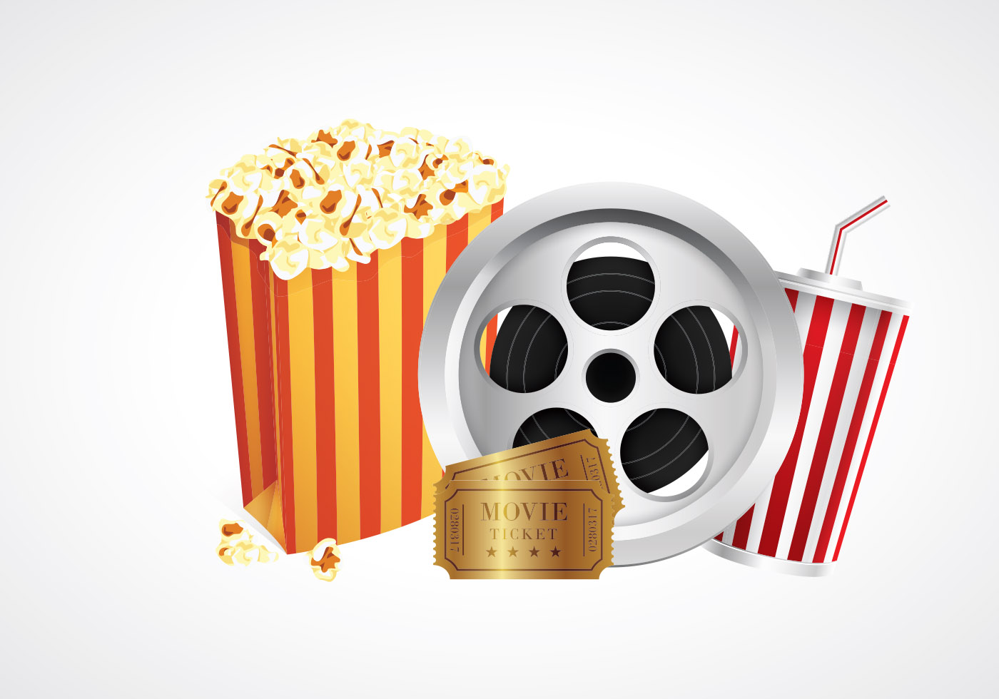 Cinema Popcorn Box Vectors Download Free Vector Art, Popcorn 1400x980 Cinema Popcorn Box Vectors Download Free Vector Art, Popcorn