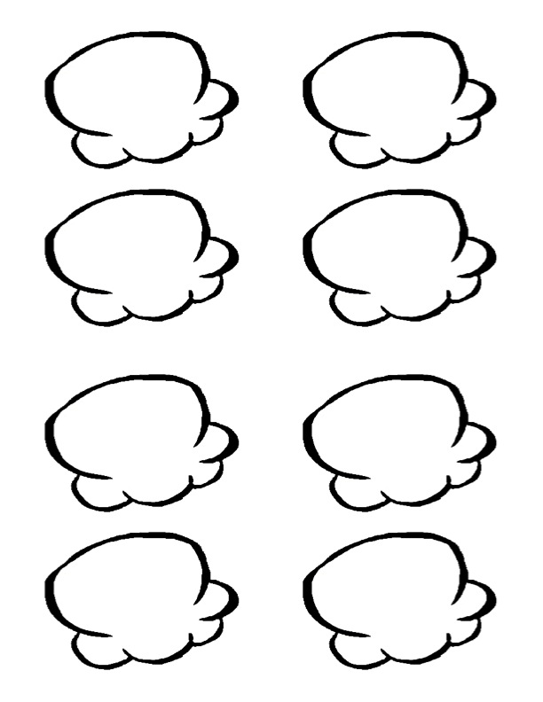 612x792 Popcorn Kernels Outline Png Image Vector, Clipart