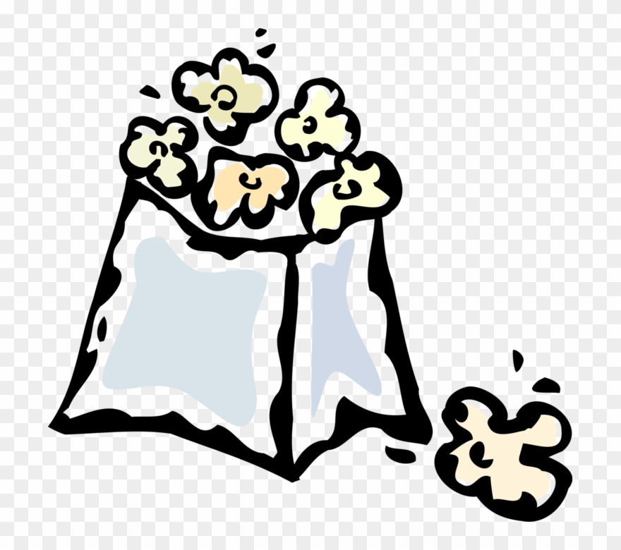 880x780 Vector Illustration Of Popping Corn Popcorn Snack Food