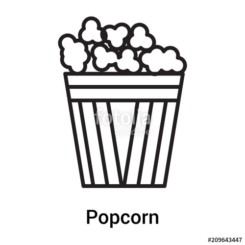 Popcorn Logo Vector at Vectorified.com | Collection of Popcorn Logo ...