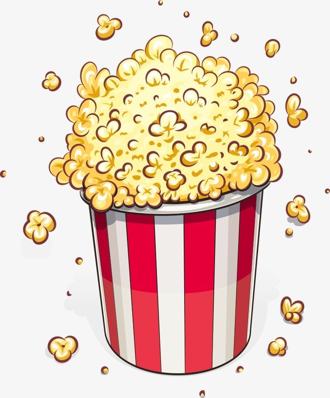 650x784 Vector Popcorn, Popcorn, Cartoon Popcorn, Food Png Transparent
