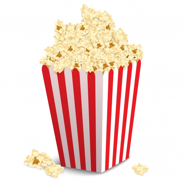 626x626 Popcorn Box Design Vector Free Download