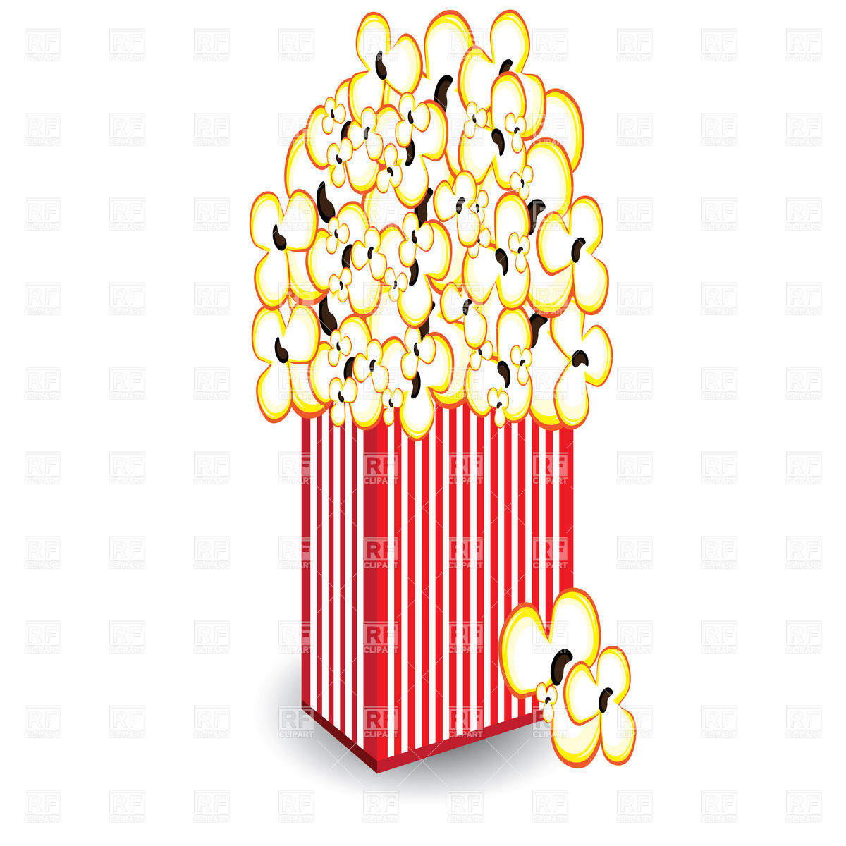 1200x1200 Pack Of Popcorn Vector Image Of Food And Beverages Dvarg
