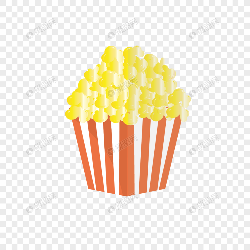 Popcorn Vector Png