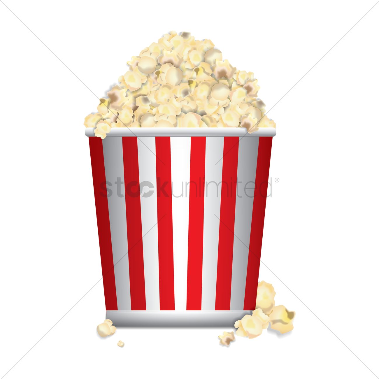 1300x1300 Popcorn Vector Image