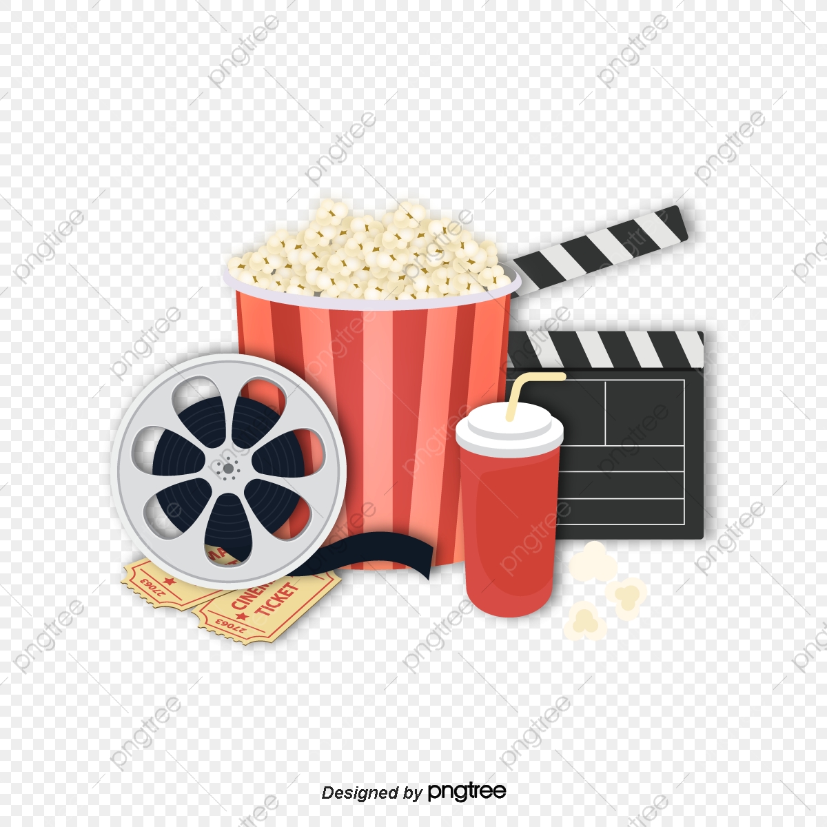 1200x1200 Cinema Popcorn Vector Png, Vector Popcorn, Gourmet Popcorn, Cinema