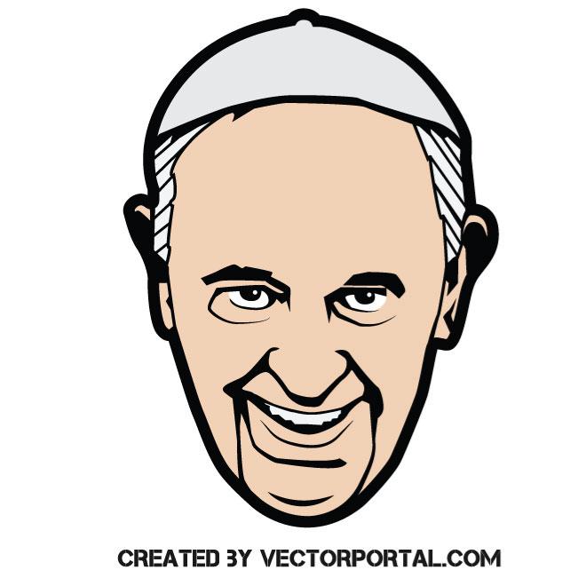 660x660 Pope Francis Vector Image