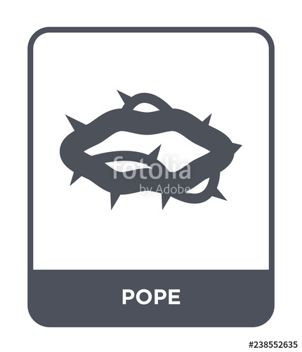430x500 Pope Icon Vector Stock Image And Royalty Free Vector