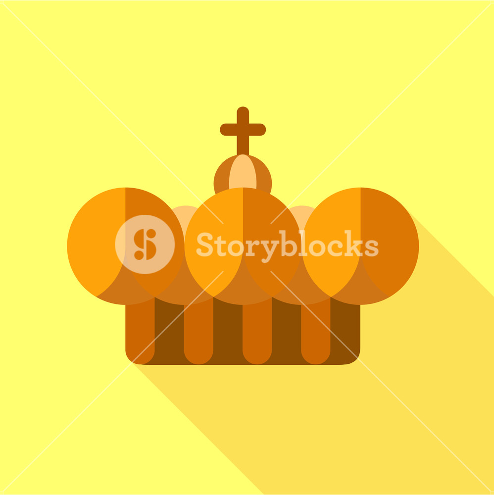 998x1000 Crown Pope Icon Flat Illustration Of Crown Pope Vector Icon