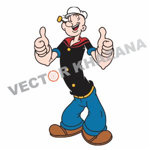 Popeye Cartoon Logo Vector 301x301 Popeye Cartoon Logo Vector